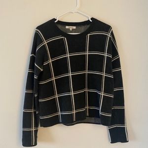madewell grid sweater
